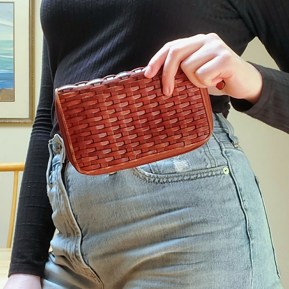 Vintage Woven Wallet
